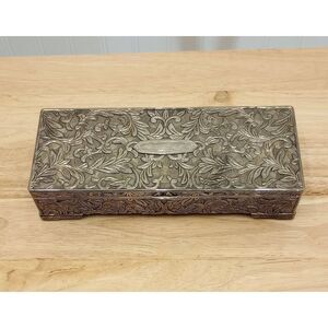 Godinger silver plated jewelry box